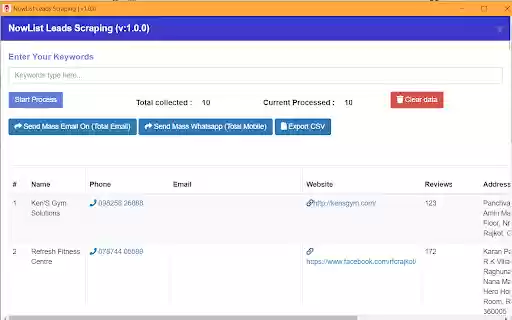 NowList Leads Scraping from Chrome web store to be run with OffiDocs Chromium online NowList Leads Scraping from Chrome web store to be run with OffiDocs Chromium online