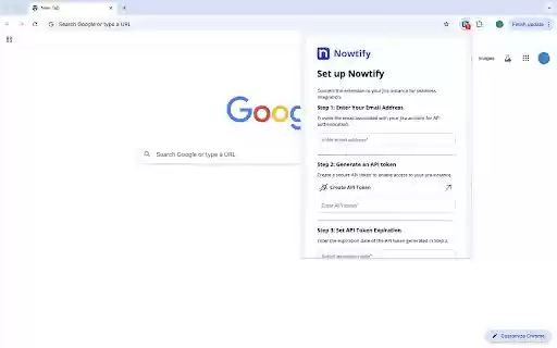 Nowtify from Chrome web store to be run with OffiDocs Chromium online Nowtify from Chrome web store to be run with OffiDocs Chromium online