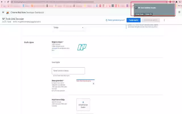 NP_Tools Link Decoder  from Chrome web store to be run with OffiDocs Chromium online