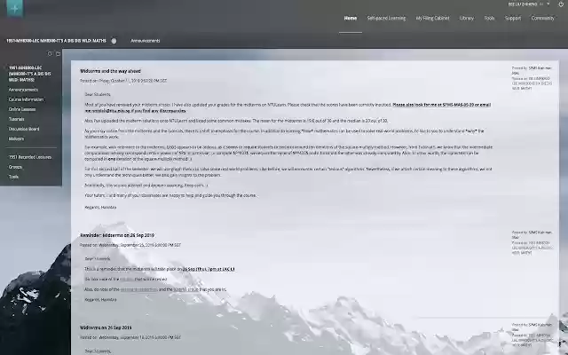 NTULearn Tweak | NTU  from Chrome web store to be run with OffiDocs Chromium online