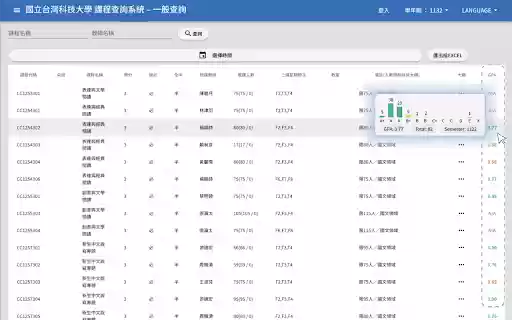 NTUST GPA Extension from Chrome web store to be run with OffiDocs Chromium online NTUST GPA Extension from Chrome web store to be run with OffiDocs Chromium online