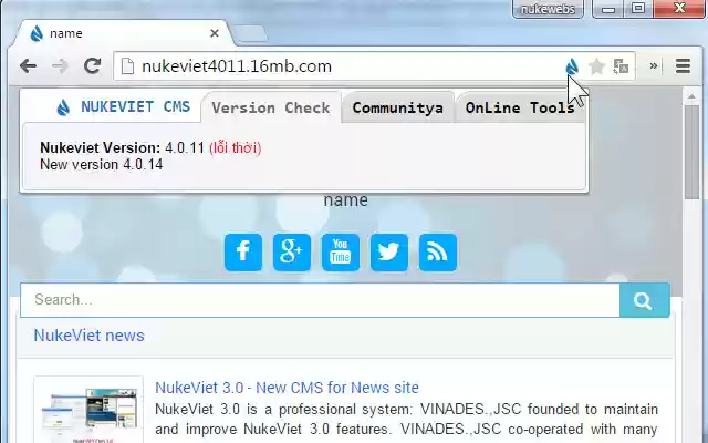 Nukeviet from Chrome web store to be run with OffiDocs Chromium online Nukeviet from Chrome web store to be run with OffiDocs Chromium online