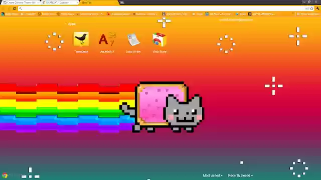 NYANCAT  from Chrome web store to be run with OffiDocs Chromium online