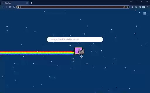 NyanTab  from Chrome web store to be run with OffiDocs Chromium online