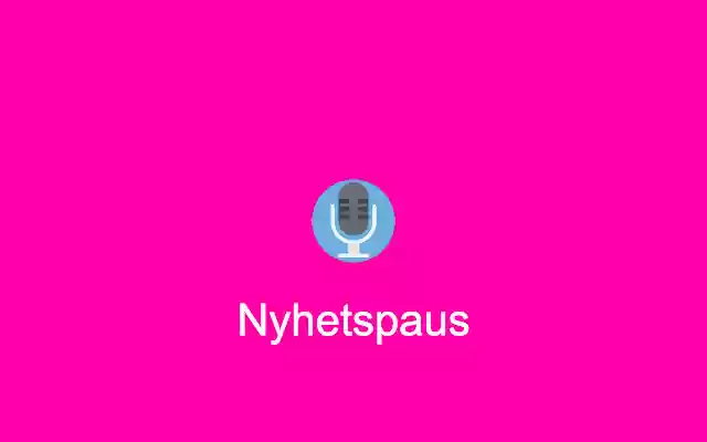Nyhetspaus from Chrome web store to be run with OffiDocs Chromium online Nyhetspaus from Chrome web store to be run with OffiDocs Chromium online