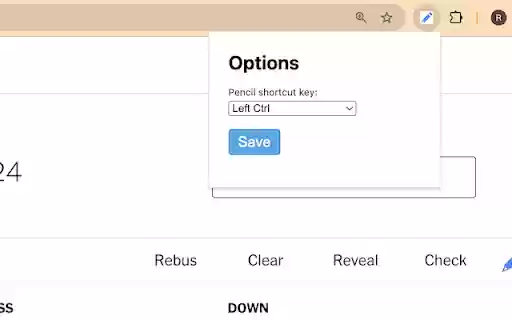NYT Crossword Pencil Toggle from Chrome web store to be run with OffiDocs Chromium online NYT Crossword Pencil Toggle from Chrome web store to be run with OffiDocs Chromium online