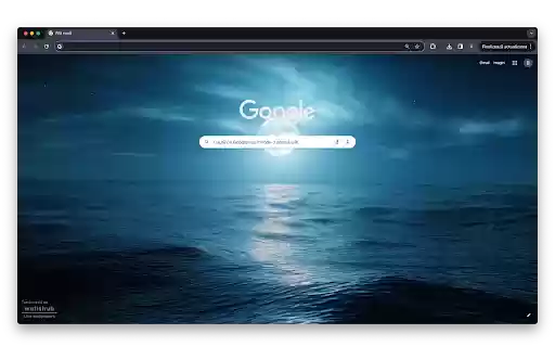 Lautan dan bulan purnama (Wallpaper Langsung) daripada kedai web Chrome untuk dijalankan dengan OffiDocs Chromium dalam talian