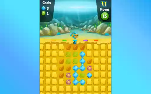 Ocean Game Match and save marine life from sharks!  from Chrome web store to be run with OffiDocs Chromium online