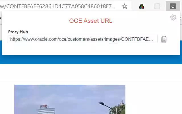 OCE Asset URL  from Chrome web store to be run with OffiDocs Chromium online