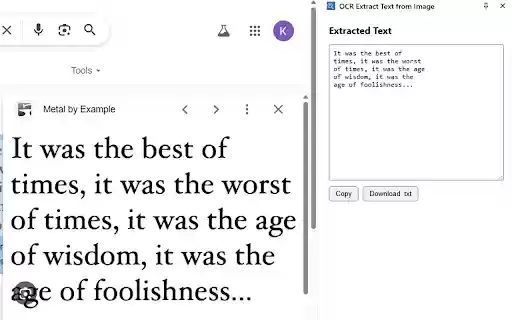 OCR Extract Text from Image from Chrome web store to be run with OffiDocs Chromium online OCR Extract Text from Image from Chrome web store to be run with OffiDocs Chromium online