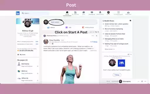 Office Ink Comment and Post with AI  from Chrome web store to be run with OffiDocs Chromium online