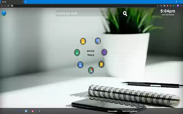 Office Tools  from Chrome web store to be run with OffiDocs Chromium online