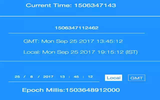 Offline Epoch Converter from Chrome web store to be run with OffiDocs Chromium online Offline Epoch Converter from Chrome web store to be run with OffiDocs Chromium online