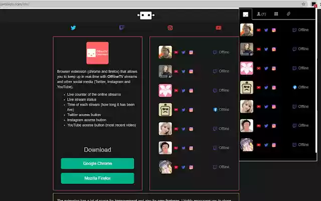 OfflineTV from Chrome web store to be run with OffiDocs Chromium online OfflineTV from Chrome web store to be run with OffiDocs Chromium online