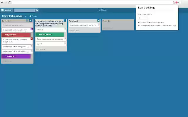 OGDs enhancements for Trello  from Chrome web store to be run with OffiDocs Chromium online