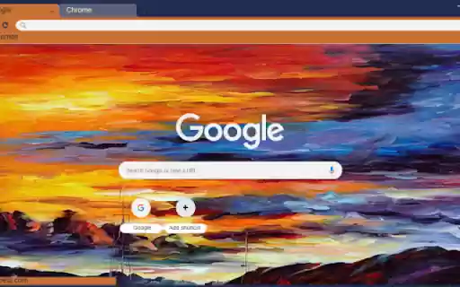 Oil Painting of a Sunset  from Chrome web store to be run with OffiDocs Chromium online