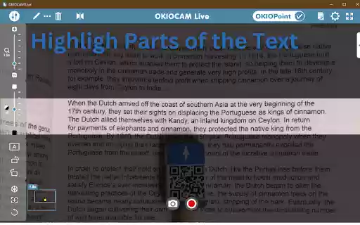 OKIOCAM Live  from Chrome web store to be run with OffiDocs Chromium online