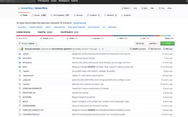 Old Github UI  from Chrome web store to be run with OffiDocs Chromium online