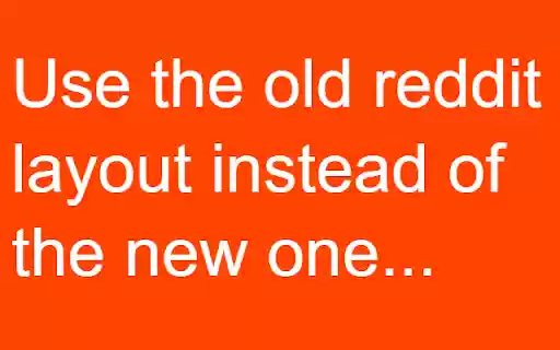 old reddit redirect chrome extension from Chrome web store to be run with OffiDocs Chromium online old reddit redirect chrome extension from Chrome web store to be run with OffiDocs Chromium online