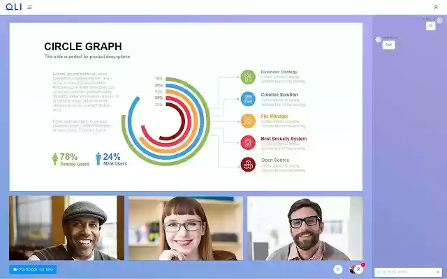 Oli Compartilhamento de tela  from Chrome web store to be run with OffiDocs Chromium online