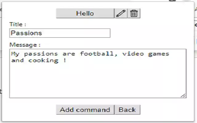 Omegle Shortcut Messages from Chrome web store to be run with OffiDocs Chromium online Omegle Shortcut Messages from Chrome web store to be run with OffiDocs Chromium online