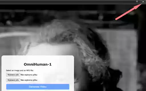 OmniHuman 1  from Chrome web store to be run with OffiDocs Chromium online