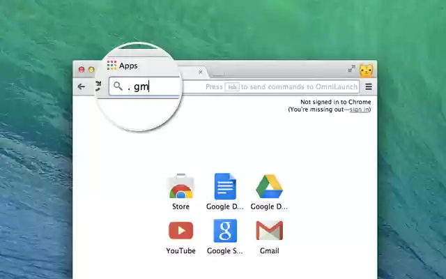 OmniLaunch  from Chrome web store to be run with OffiDocs Chromium online