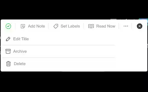 Omnivore Self Hosted  from Chrome web store to be run with OffiDocs Chromium online
