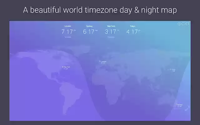 Omni World Timezone Map  from Chrome web store to be run with OffiDocs Chromium online