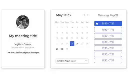 OneCalend Event Scheduling Made Easy  from Chrome web store to be run with OffiDocs Chromium online