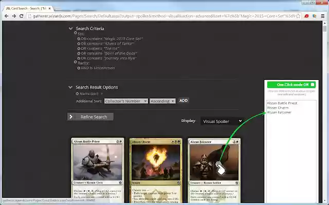 One click Decklist  from Chrome web store to be run with OffiDocs Chromium online
