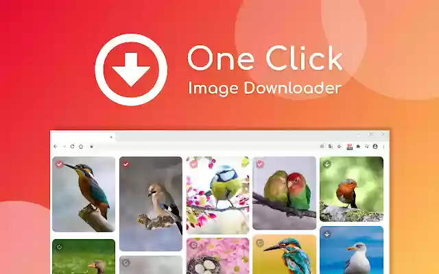 One Click Image Downloader  from Chrome web store to be run with OffiDocs Chromium online