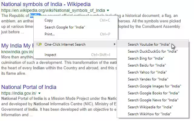 One Click Internet Search from Chrome web store to be run with OffiDocs Chromium online One Click Internet Search from Chrome web store to be run with OffiDocs Chromium online