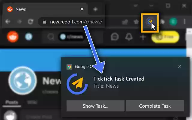 One Click TickTick from Chrome web store to be run with OffiDocs Chromium online One Click TickTick from Chrome web store to be run with OffiDocs Chromium online
