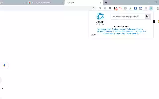 One Identity Search KB  from Chrome web store to be run with OffiDocs Chromium online