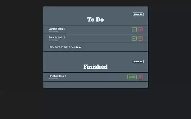 One More Todo List  from Chrome web store to be run with OffiDocs Chromium online