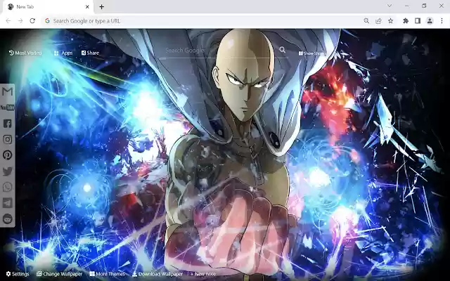 One Punch Man Wallpaper  from Chrome web store to be run with OffiDocs Chromium online