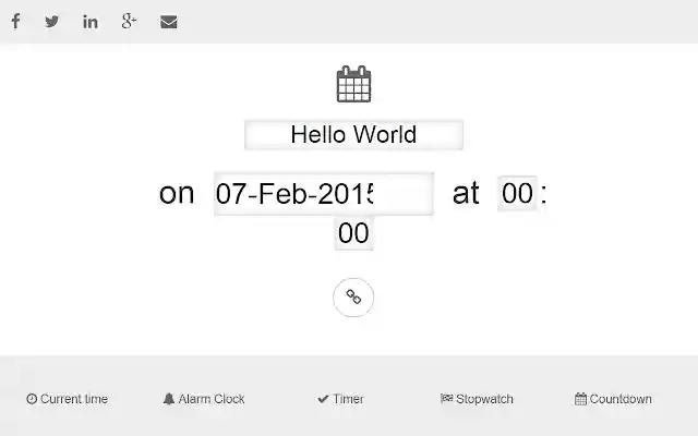 Online Countdown  from Chrome web store to be run with OffiDocs Chromium online
