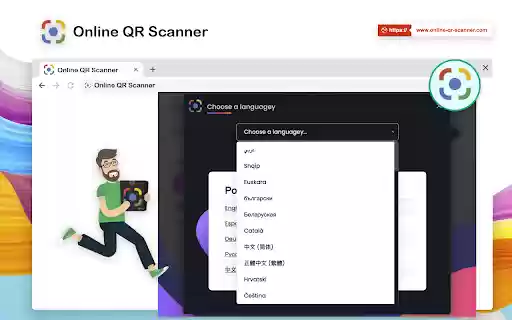 Online QR Scanner  from Chrome web store to be run with OffiDocs Chromium online