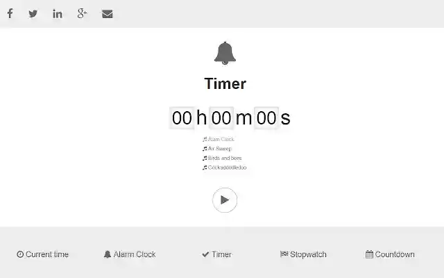 Online Timer  from Chrome web store to be run with OffiDocs Chromium online