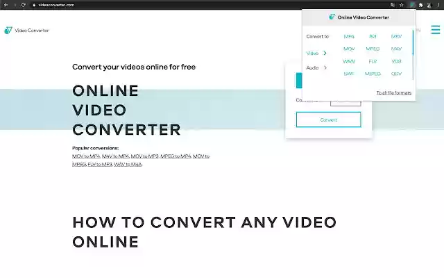 Online Video Converter from Chrome web store to be run with OffiDocs Chromium online Online Video Converter from Chrome web store to be run with OffiDocs Chromium online