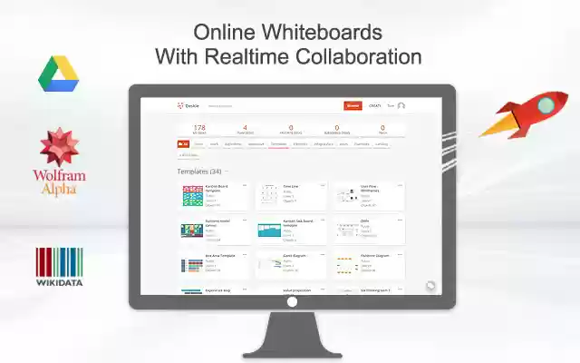 Online Whiteboard with Realtime Collaboration  from Chrome web store to be run with OffiDocs Chromium online