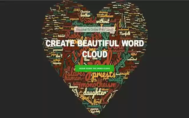 Online Word Cloud  from Chrome web store to be run with OffiDocs Chromium online