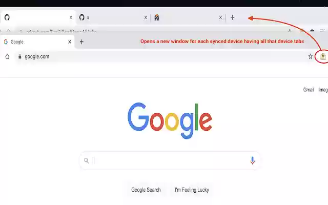 Open All the Tabs!  from Chrome web store to be run with OffiDocs Chromium online