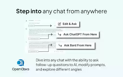 OpenAsks: Social Platform for AI Chats  from Chrome web store to be run with OffiDocs Chromium online
