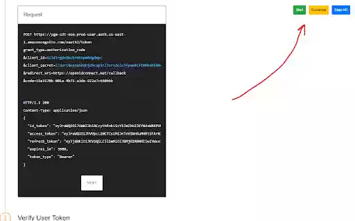 OpenID Connect Helper  from Chrome web store to be run with OffiDocs Chromium online