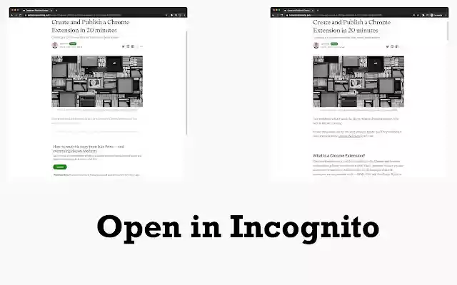 Open in Incognito  from Chrome web store to be run with OffiDocs Chromium online