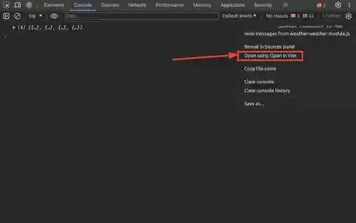 Open In Vim  from Chrome web store to be run with OffiDocs Chromium online
