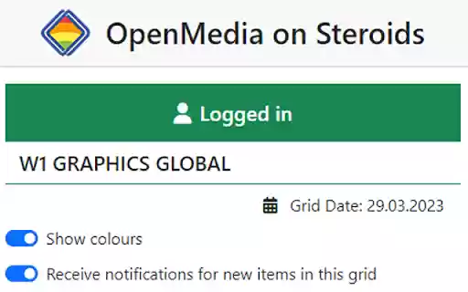 OpenMedia on Steroids  from Chrome web store to be run with OffiDocs Chromium online