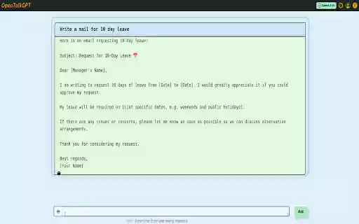 OpenTalkGPT UI to access DeepSeek,Llama or all open source modal offilne.  from Chrome web store to be run with OffiDocs Chromium online